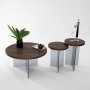 Serenity sohvapyt 70 cm - Phkin/tummanharmaa