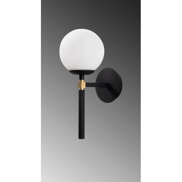 Gondola seinvalaisin 3041 - Musta/valkoinen
