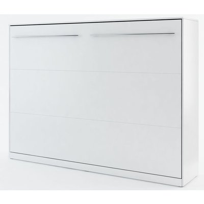 Vaakasuora Compact Living -kaappisnky (140x200 cm alaslaskettava snky) - Valkoinen (Matta)