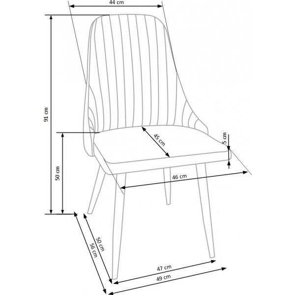 Tuoli Jeremy - Greige & Oak look Tuoli Jeremy - Greige & Oak look