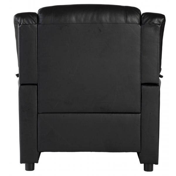 Vera nojatuoli mustaa PU:ta