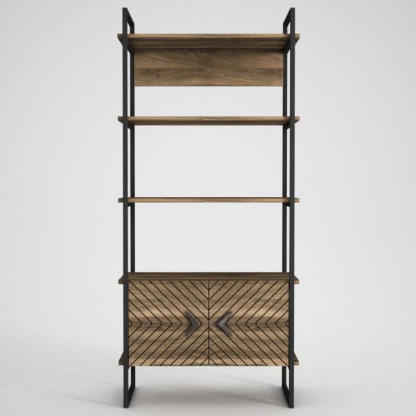 Scala kirjahylly - pähkinä Scala kirjahylly - pähkinä