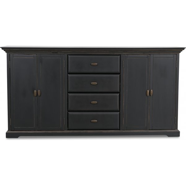 Paris-senkki - Musta + Huonekalujen jalat Paris-senkki - Musta + Huonekalujen jalat