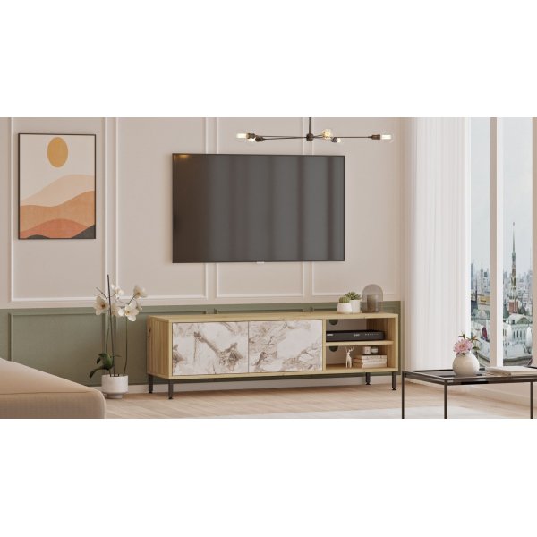 Retro mediapenkki 3 - Huopa/marmori