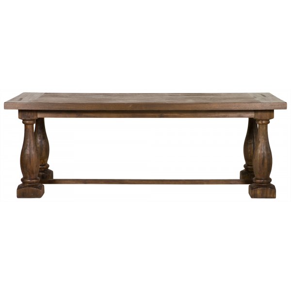 Lamier ruokapyt 220 cm - Ruskea petsaus