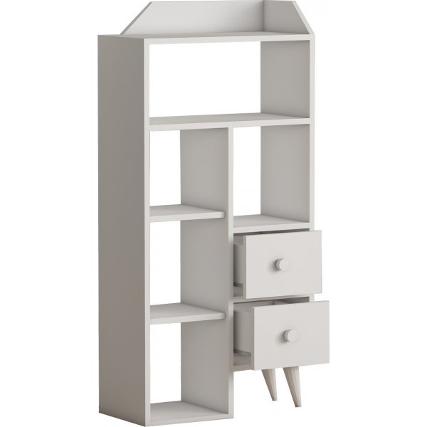 Seren kirjahylly - valkoinen