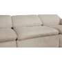 Modulaarinen sohva 320 cm beige samettia - Vera