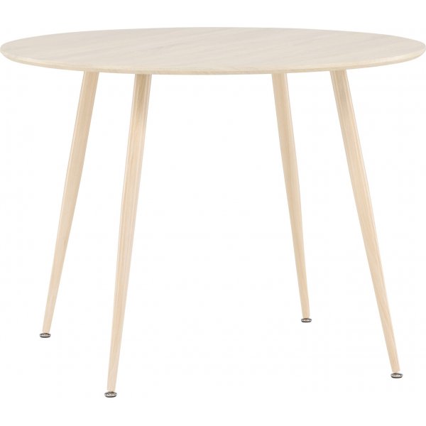 Ruokapyt 100 cm, valkoiseksi kalkittu