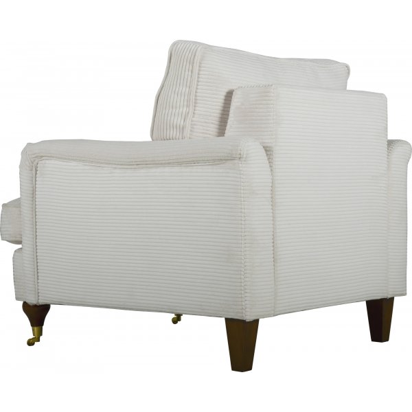 Howard Watford Deluxe -nojatuoli - beige vakosametti + Huonekalujen tahranpoistoaine Howard Watford Deluxe -nojatuoli - beige vakosametti + Huonekalujen tahranpoistoaine