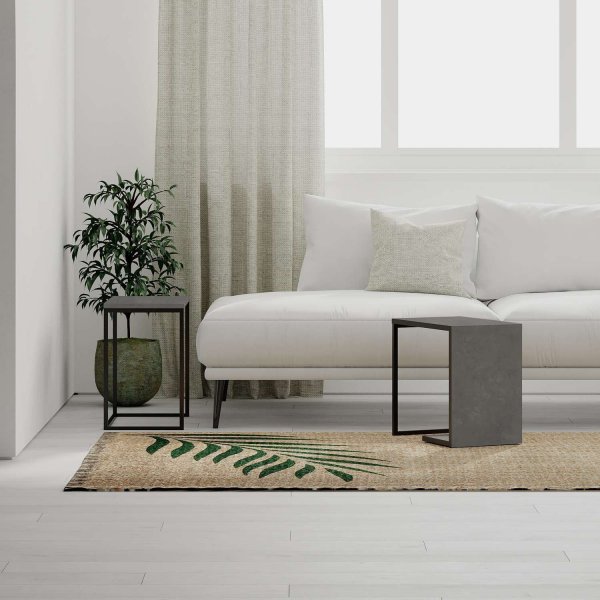 Zigosh-pöytä 50 x 30 cm - Retro harmaa Zigosh-pöytä 50 x 30 cm - Retro harmaa