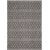Litte kudottu matto Casey Grey/musta - 133x190 cm