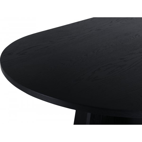 Bootcut ruokap�yt� 230 x 115 cm - Musta