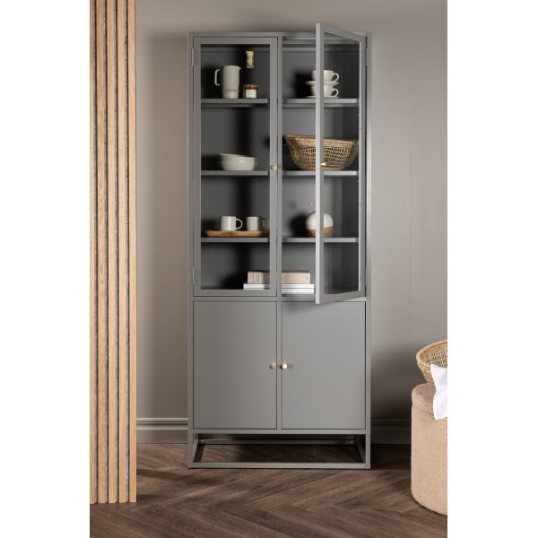 Torsnäsin lasikaappi - Vaaleanharmaa Torsnäsin lasikaappi - Vaaleanharmaa