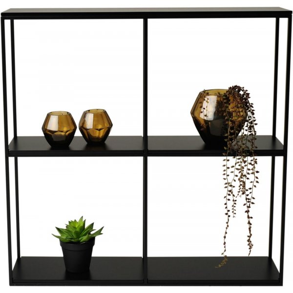 Saladin seinähylly 2x2 - Musta Saladin seinähylly 2x2 - Musta