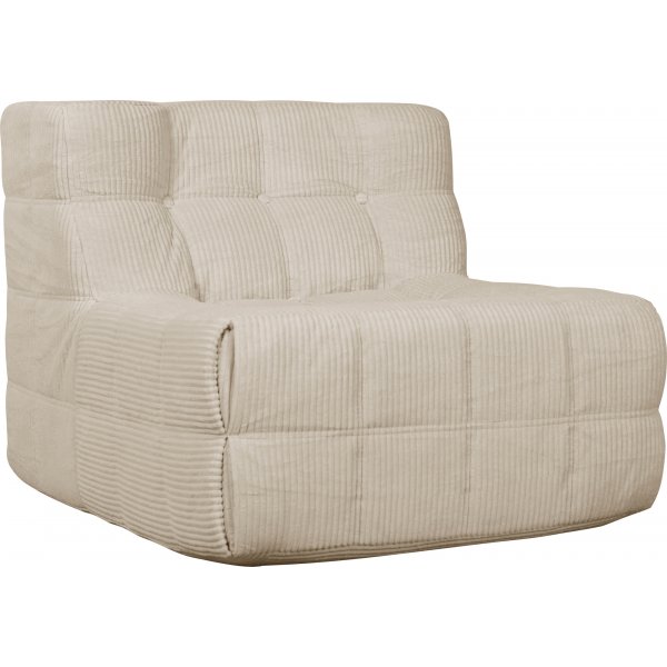 Nojatuoli beige sametti - Vera