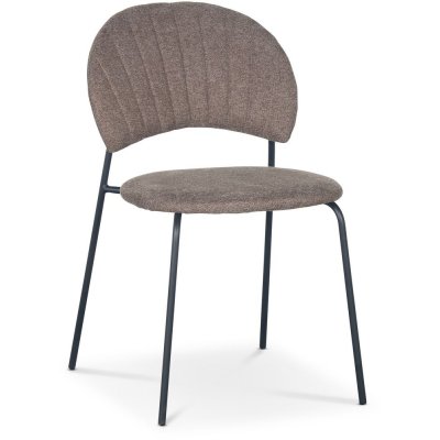 Hogrn tuoli - Ruskea kangas/musta + Huonekalujen jalat