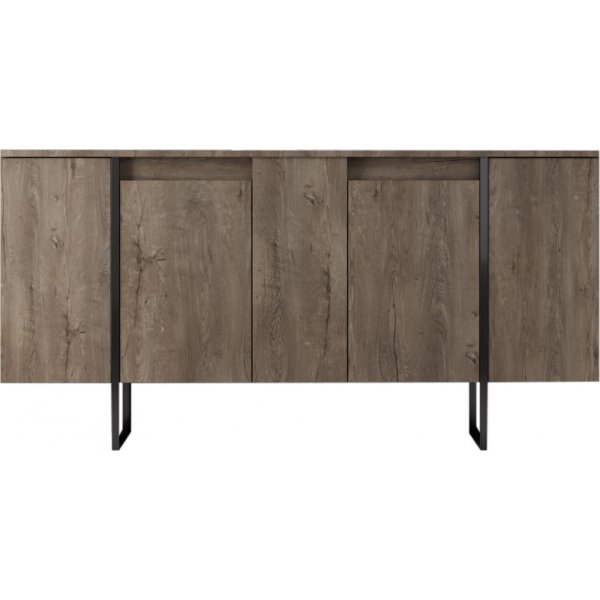 Lux-senkki, väri pähkinä/musta - 160 cm Lux-senkki, väri pähkinä/musta - 160 cm