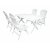 Ruokailuryhm Kungshamn: Pyt sislt 4 asentoa tuolia + Huonekalujen hoitosarja tekstiileille