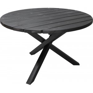 Scottsdale musta pyöreä ulkopöytä Ø112 cm Scottsdale musta pyöreä ulkopöytä Ø112 cm