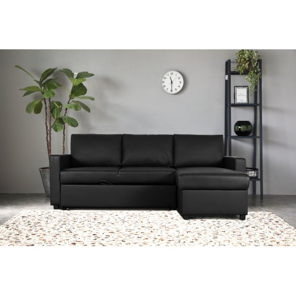 Dream-vuodesohva, silytystila (divaanisohva) - Antrasiitti (eco-nahka)