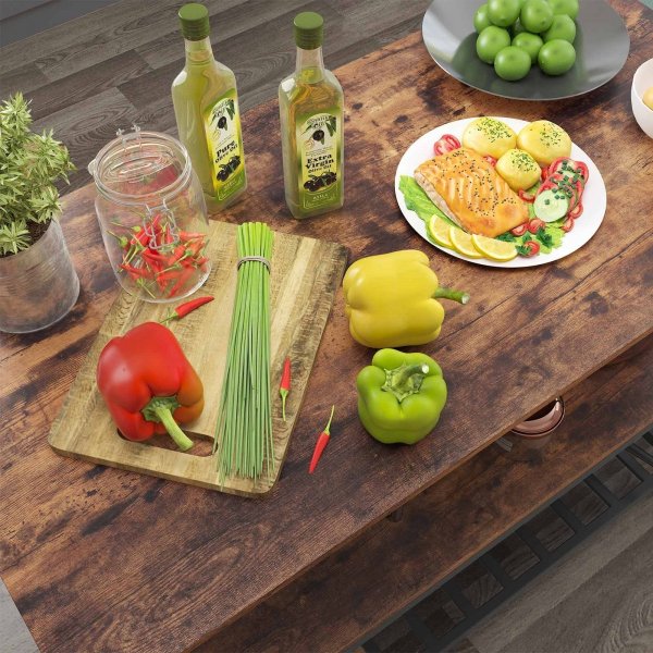 Aleksin keittiösaari - Ruskea/musta Aleksin keittiösaari - Ruskea/musta