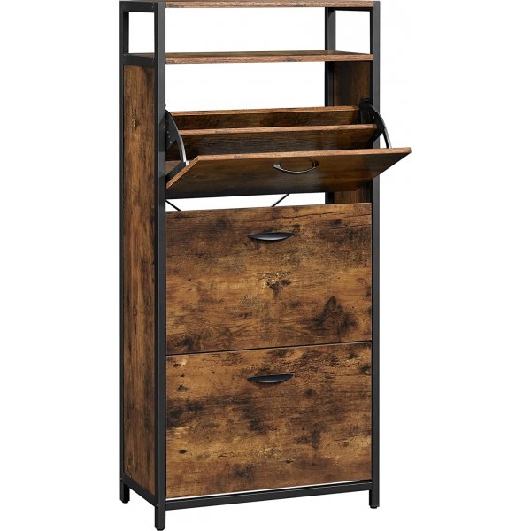 Mattias kenk�kaappi 60 x 130 cm - Ruskea/musta