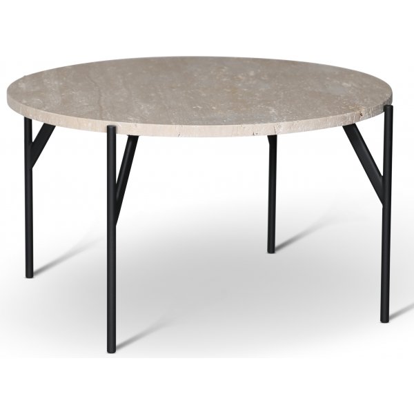 Sohvapyt beige kivitasolla 85 cm