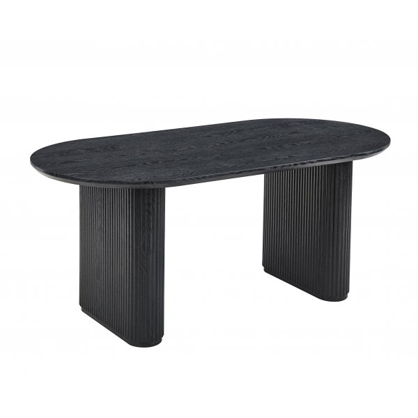 Callum ruokapöytä 180x90 cm - Mustaksi petsattu tammi Callum ruokapöytä 180x90 cm - Mustaksi petsattu tammi