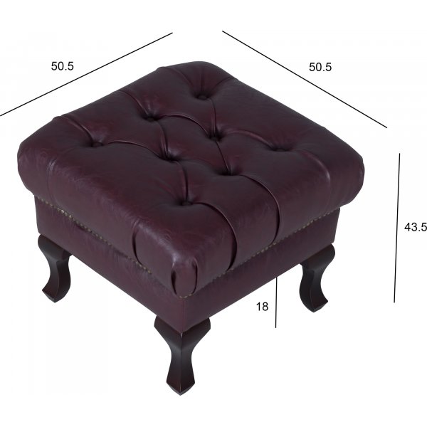 Vivaldino-rahi - Oxblood Vivaldino-rahi - Oxblood