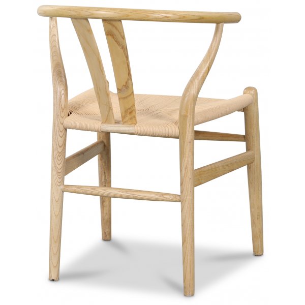 Sunda-ruokatuoli - Luonto / Remmi-istuin + Huonekalujen jalat