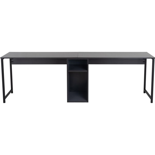 Kahden hengen työpöytä - antrasiitti/musta Kahden hengen työpöytä - antrasiitti/musta