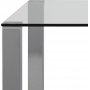Edge ruokapyt 140 cm - Kromi