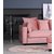 Brandy Lounge sohva - 3-istuttava sohva (vanha roosa)