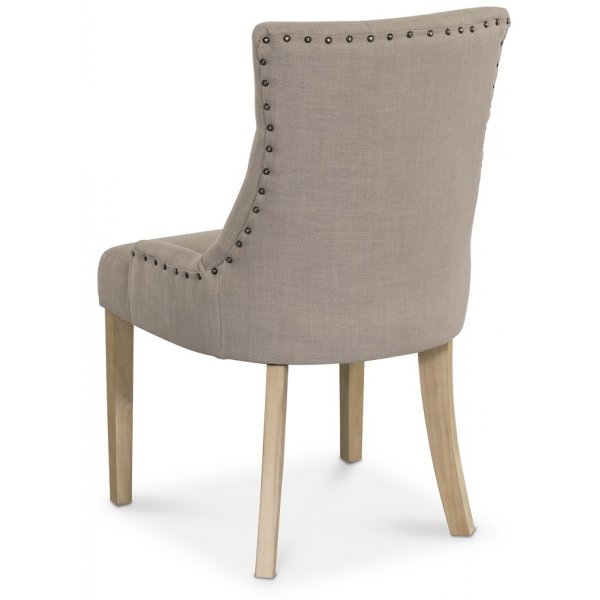 Tuva tuoli - Beige, antiikkikäsitellyt jalat + Huonekalujen tahranpoistoaine Tuva tuoli - Beige, antiikkikäsitellyt jalat + Huonekalujen tahranpoistoaine