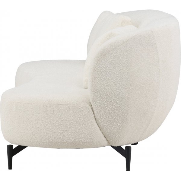 Luna 3-istuttava sohva - musta/valkoinen Luna 3-istuttava sohva - musta/valkoinen