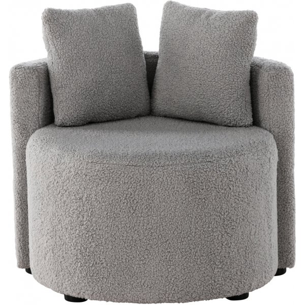 Kelso 2-istuttava lasten sohva - Harmaa nalle Kelso 2-istuttava lasten sohva - Harmaa nalle