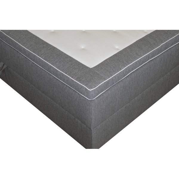 Sänky 160x200 cm säilytystilalla harmaa Sänky 160x200 cm säilytystilalla harmaa