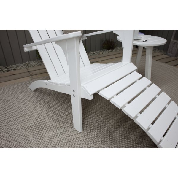 Kungshamn kansituoli jalkatuella - valkoinen + Huonekalujen puhdistus Kungshamn kansituoli jalkatuella - valkoinen + Huonekalujen puhdistus