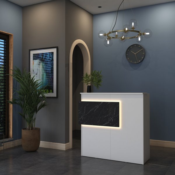 Idoran vastaanotto - Valkoinen/marmori Idoran vastaanotto - Valkoinen/marmori