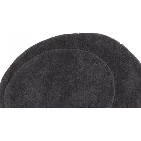 Kivimatto 50 x 75 cm - Tummanharmaa