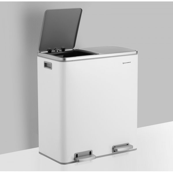 Daloa roskakori 60 l - Valkoinen