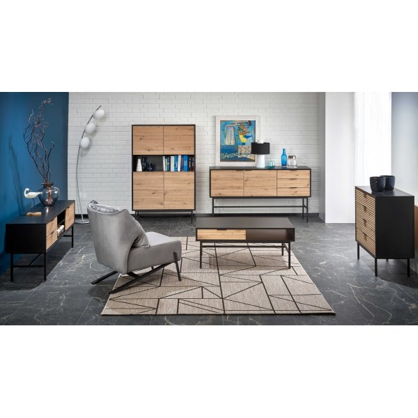 Laguna-kaappi - Artisan tammi/musta Laguna-kaappi - Artisan tammi/musta