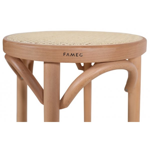 Taivepuinen baarijakkara No 73 Klassikko - Pyökki / Rottinki Taivepuinen baarijakkara No 73 Klassikko - Pyökki / Rottinki