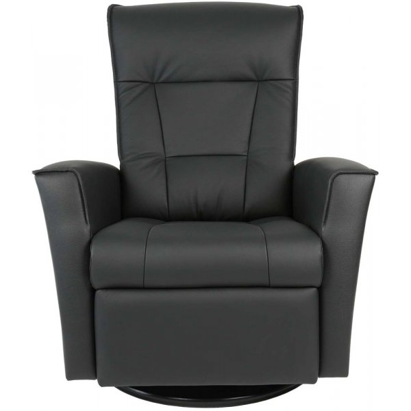 Hjellegjerde Ullstein, manuaalinen recliner-nojatuoli - Musta (Keinonahka) Hjellegjerde Ullstein, manuaalinen recliner-nojatuoli - Musta (Keinonahka)