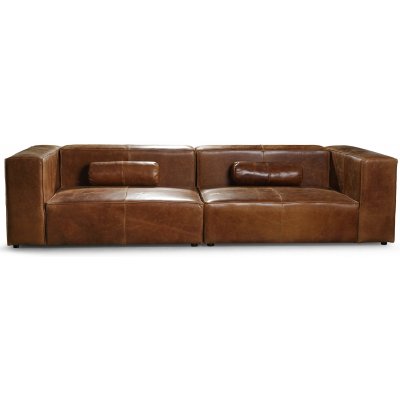 Madison 3-istuttava sohva 300 cm - Aniliininahka konjakki