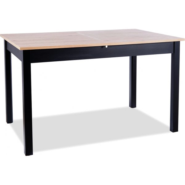 Horacy ruokapöytä 125-170 cm - Artisan tammi/musta Horacy ruokapöytä 125-170 cm - Artisan tammi/musta