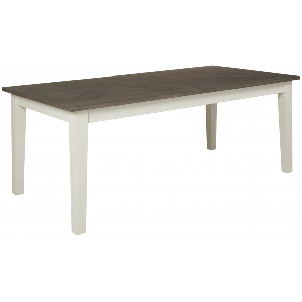 Marstrand-ruokapöytä Butterfly 200-290 cm - Vaaleanharmaa / Savupetsattua ja lakattua tammivaneria Marstrand-ruokapöytä Butterfly 200-290 cm - Vaaleanharmaa / Savupetsattua ja lakattua tammivaneria