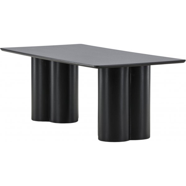 Sohvapyt 120x60 cm mustaksi petsattu tammi - Olivia