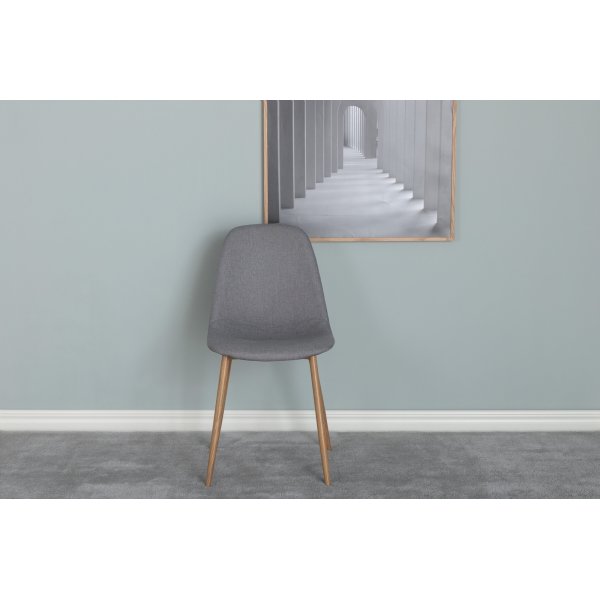 Bridge-ruokailutuoli - harmaa/tammi Bridge-ruokailutuoli - harmaa/tammi