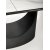 Osman ruokapyt 160-220 x 90 cm - Valkoinen marmori/musta